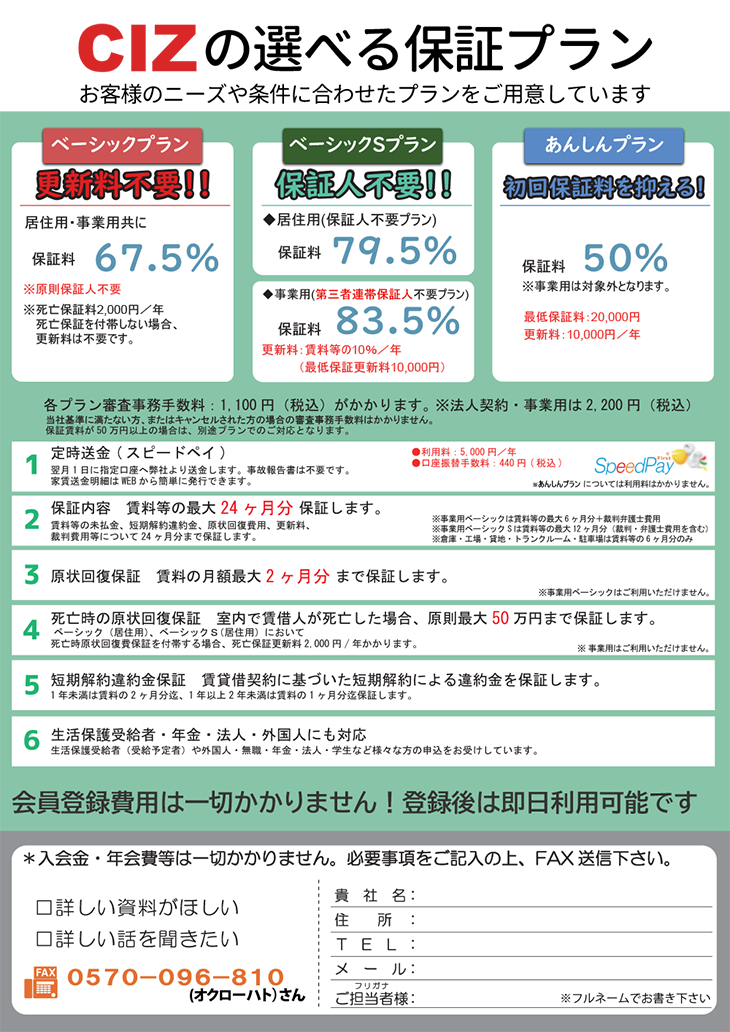 宅建保証CIZちば